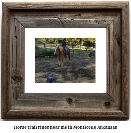 horse trail rides near me in Monticello, Arkansas